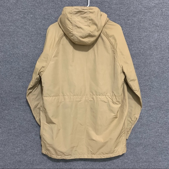 Vintage Woolrich Wool Flannel Lined Parka Jacket Mens Tan Made in USA - Picture 2 of 11